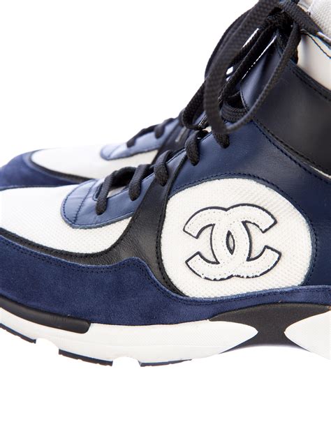 chanel high top trainers|chanel shoes uk.